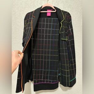 BRAND NEW/ SOLD OUT - black Queen of Sparkles rainbow pajamas